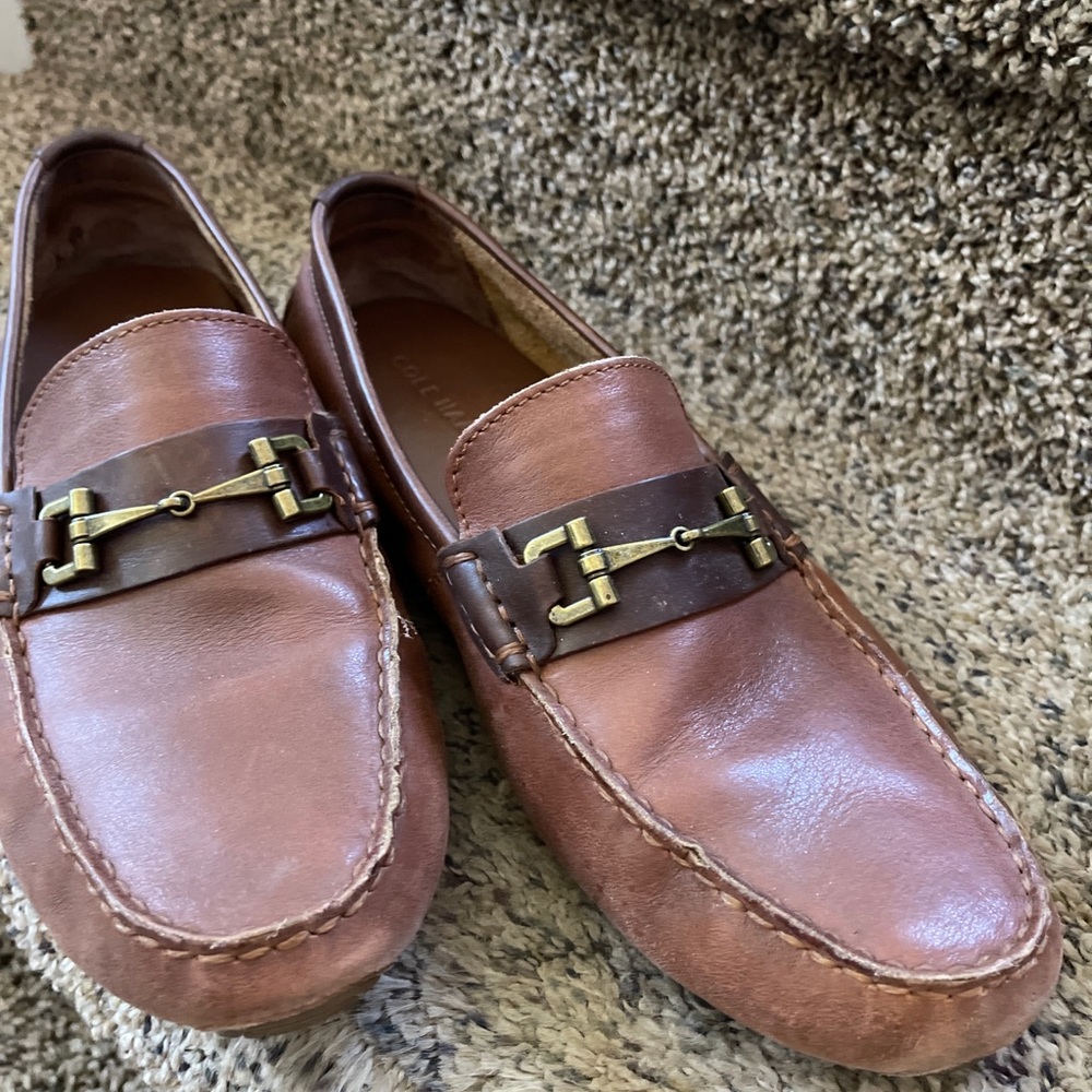Cole Haan brown loafer size 9 1/2